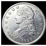 1836 Capped Bust Half Dollar CLOSELY UNCIRCULATED