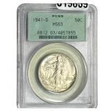 1941-D Walking Liberty Half Dollar PCGS MS63