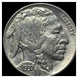 1937-P Nickel Five Cents Buffalo UNCIRCULATED