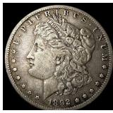 1892-S Silver Morgan Dollar CLOSELY UNCIRCULATED