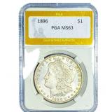 1896 Morgan Silver Dollar PGA MS63