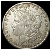 1891-S Silver Morgan Dollar NEARLY UNCIRCULATED