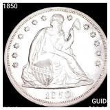 1850 Seated Liberty Dollar CHOICE PROOF
