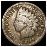 1909-S Indian Head Cent NICELY CIRCULATED