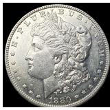 1880-S Silver Morgan Dollar CLOSELY UNCIRCULATED