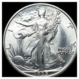 1935-S Silver Walking Liberty Half Dollar GEM BU