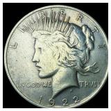 1922 Silver Peace Dollar CLOSELY UNCIRCULATED