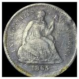 1865-S Silver Half Dime HIGH GRADE