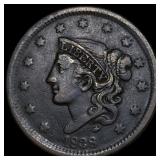 1838 Coronet Head Large Cent NEARLY UNCIRCULATED
