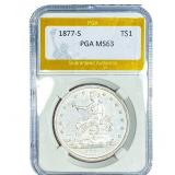 1877-S Silver Trade Dollar PGA MS63