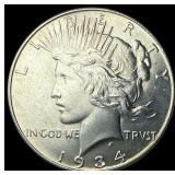 1934 Silver Peace Dollar UNCIRCULATED