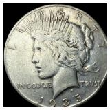 1935-S Silver Peace Dollar NEARLY UNCIRCULATED