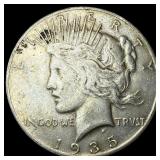 1935-S Silver Peace Dollar NEARLY UNCIRCULATED