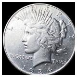 1934 Silver Peace Dollar CLOSELY UNCIRCULATED