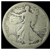 1916-D Silver Walking Liberty Half Dollar  NICELY