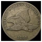 1858 Flying Eagle Cent LIGHTLY CIRCULATED