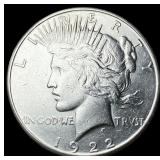 1922-S Silver Peace Dollar CLOSELY UNCIRCULATED