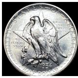 1934 Silver Half Dollar Texas Centennial GEM BU