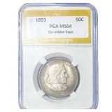 1893 Columbian Expo Half Dollar PGA MS64