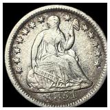 1851-O Silver Seated Liberty Half Dime ABOUT  UNC