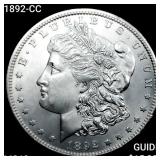 1892-CC Morgan Silver Dollar CHOICE BU+