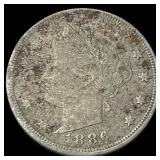 1886 Liberty Head Nickel NICELY CIRCULATED