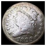 1809 Classic Head Half Cent NICELY CIRCULATED