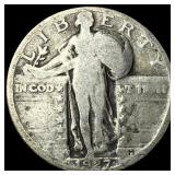 1927-S Silver Standing Liberty Quarter NICELY  CI