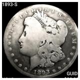 1893-S Morgan Silver Dollar NICELY CIRCULATED