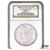 1880 Morgan Silver Dollar NGC MS61