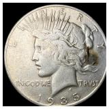 1935-S Silver Peace Dollar CLOSELY UNCIRCULATED