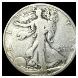 1920-S Silver Half Dollar Walking Liberty LIGHTLY