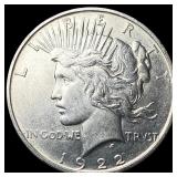 1922 Silver Peace Dollar UNCIRCULATED