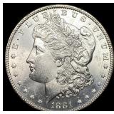 1881-S Silver Morgan Dollar CHOICE BU
