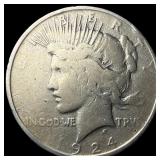 1924 Peace Silver Dollar ABOUT UNCIRCULATED