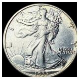 1935-S Silver Half Dollar Walking Liberty UNCIRCUL