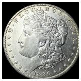 1886-O Silver Morgan Dollar CHOICE AU