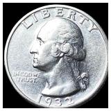 1932-S Silver Washington Quarter CLOSELY UNCIRCULA
