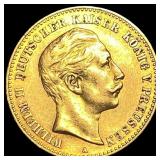 1904-A Gold 10 Mark Germany CLOSELY UNCIRCULATED