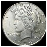 1934 Silver Peace Dollar UNCIRCULATED