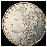 1885 Silver Morgan Dollar NEARLY UNCIRCULATED