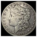 1896-O Silver Morgan Dollar ABOUT UNCIRCULATED