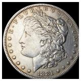 1881 Morgan Silver Dollar CLOSELY UNCIRCULATED