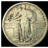 1917 Type 1 Standing Liberty Quarter LIGHTLY  CIR