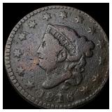 1846 Braided Hair Large Cent ABOUT UNCIRCULATED