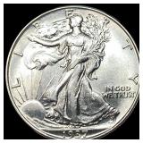 1937 Silver Half Dollar Walking Liberty UNCIRCULAT