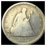 1875-S Silver Twenty Cents NICELY CIRCULATED