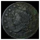 1824 Coronet Head Large Cent NICELY  CIRCULATED