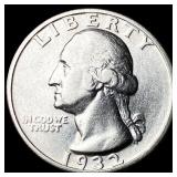 1932-S Silver Washington Quarter UNCIRCULATED