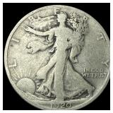 1920-D Silver Walking Liberty Half Dollar  NICELY